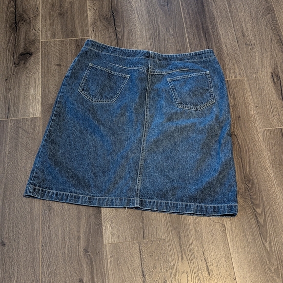 Cotton Ginny Denim Mini Skirt. Size 15. Vintage. - Picture 3 of 5
